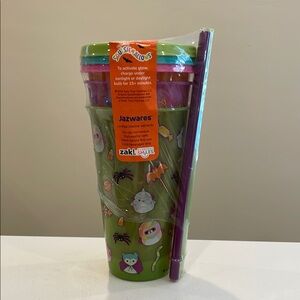 New 3 Pack Glow in the Dark Halloween Squishmallow Tumblers by Zak - 25 oz